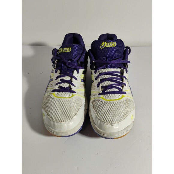 Asics Gel Rocket Men\'s Size 11 White Purple Athletic Shoes main image 4